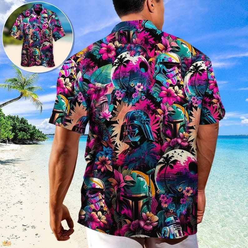 Darth Vader Star Wars Surfing Hawaiian Shirt Impressive Gift For Men And  Women