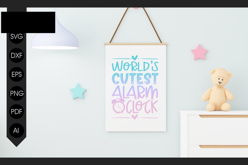 World's Cutest Alarm Clock SVG PNG Files for Cutting Etsy