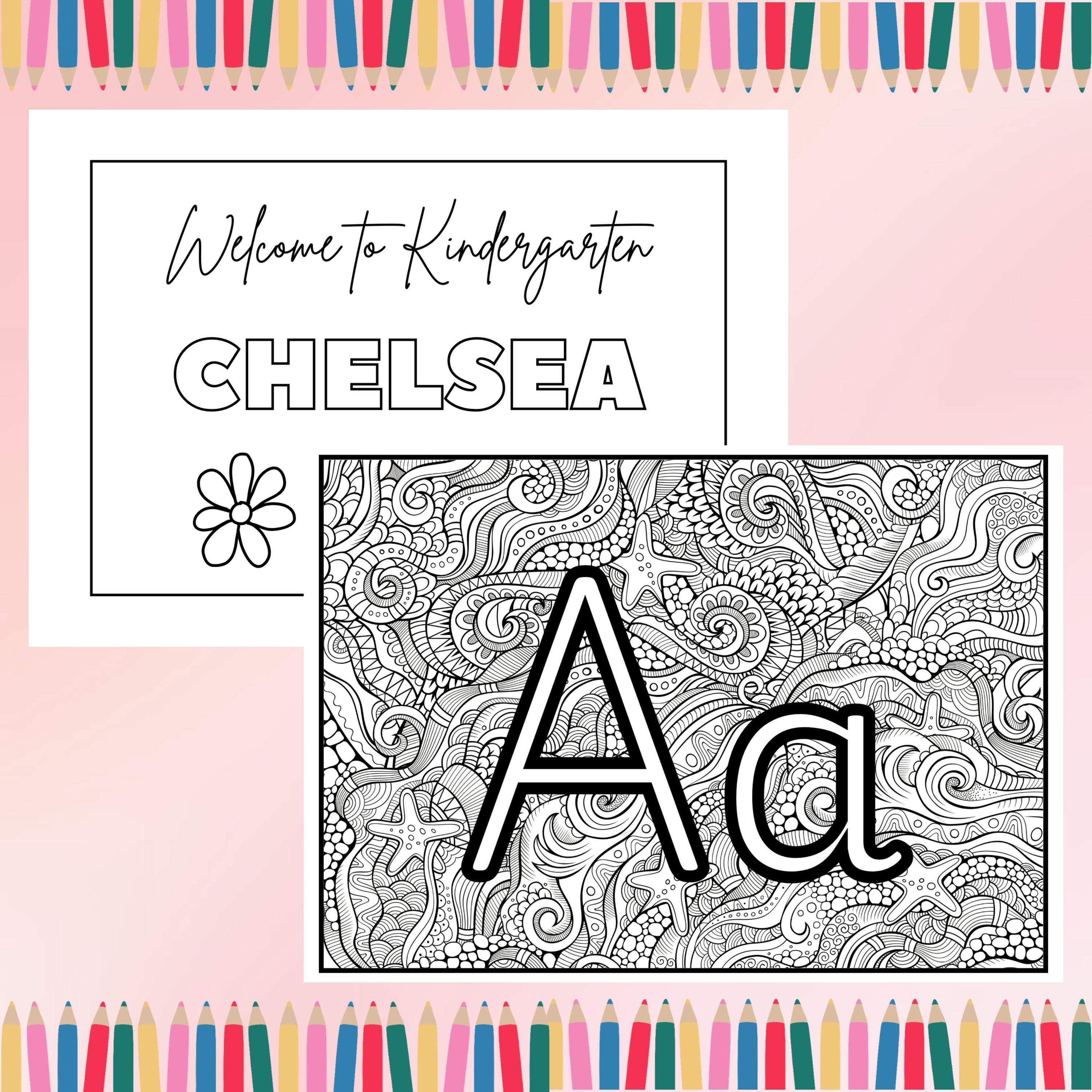 Printable Custom Name Coloring Pages for Adults and Kids, 33 Pages ...