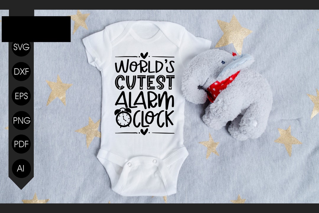 World's Cutest Alarm Clock SVG PNG Files for Cutting Etsy
