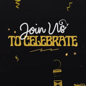 Cheers & Beers Electronic Invitation, Cheers and Beers to 30 Years, Mobile Invitation, Animated Video Download,Cheers and Beers Digital Card