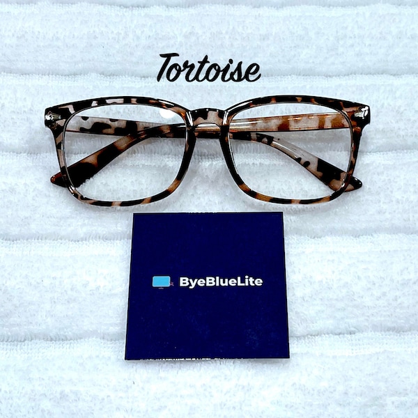 Tortoise Color Blue Light Glasses Single Pair Bluelight Blocking