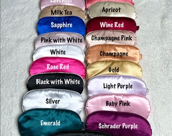 Silk Sleep Mask Pack Custom Order Party Pack by ByeBlueLite-Perfect for gifts, bridesmaid/bridal parties, holidays, sleepovers
