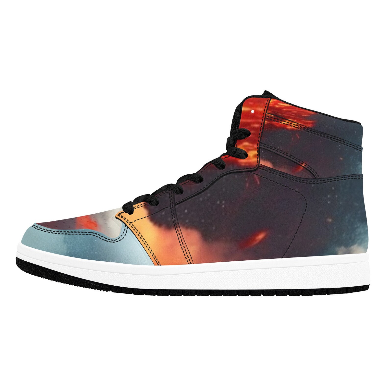 mens retro high top sneakers