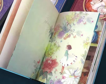 Alice in wonderland illustrates Notebook- Hard cover