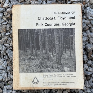 Bodengutachten in Chattooga, Floyd und Polk Counties, Georgia, durch das USDA (1975)