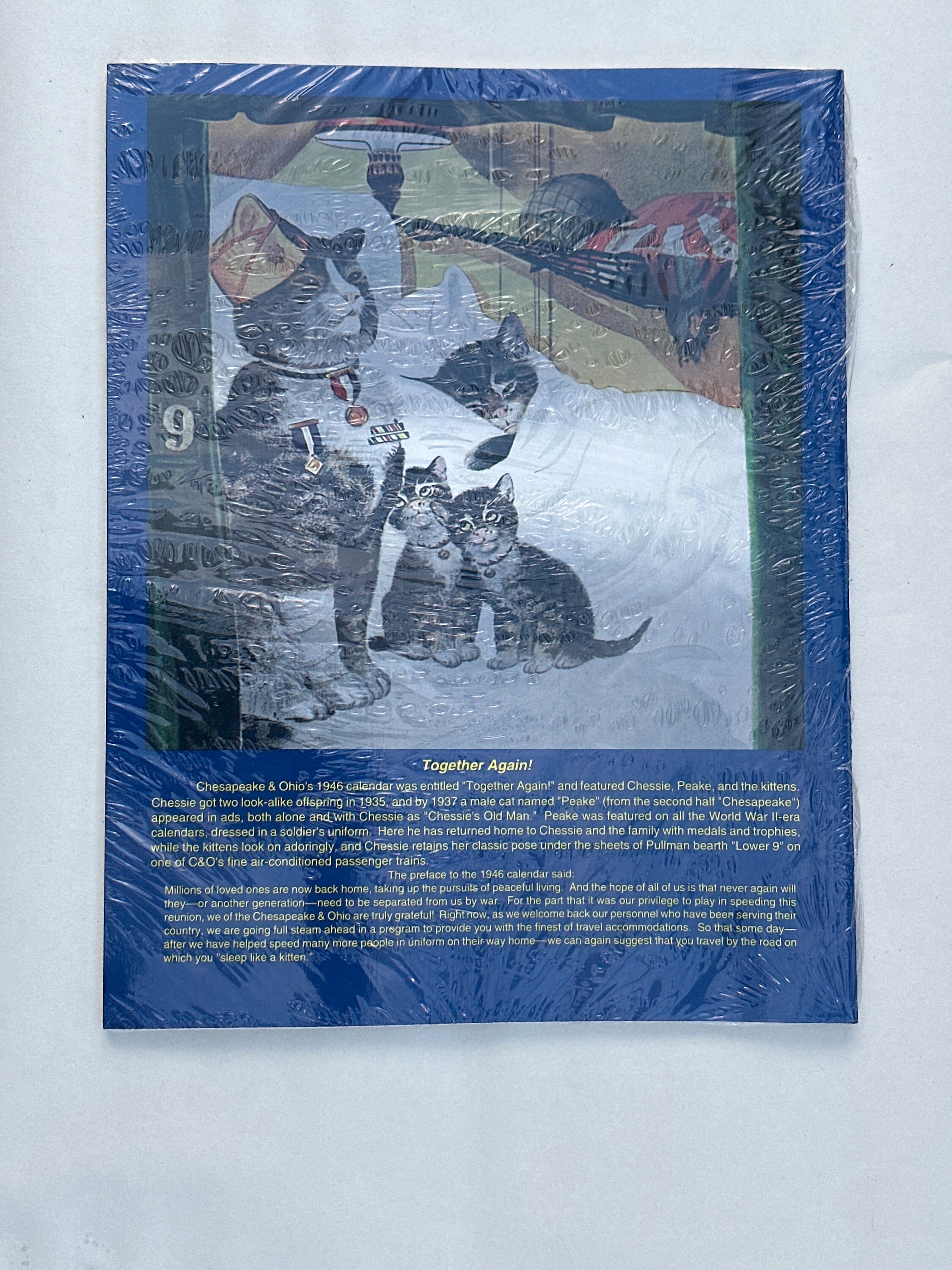 Chessie the Railroad Kitten by Thomas W. Dixon, Jr. 1996 - Etsy