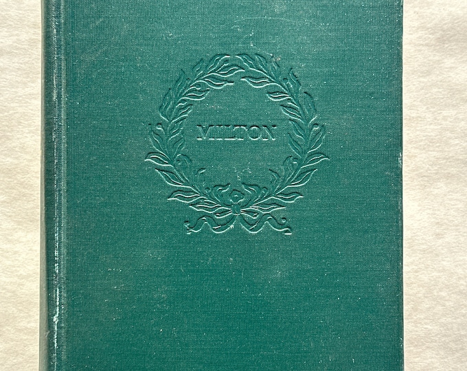 The Complete Poetical Works of John Milton by the Riverside Press (1924)