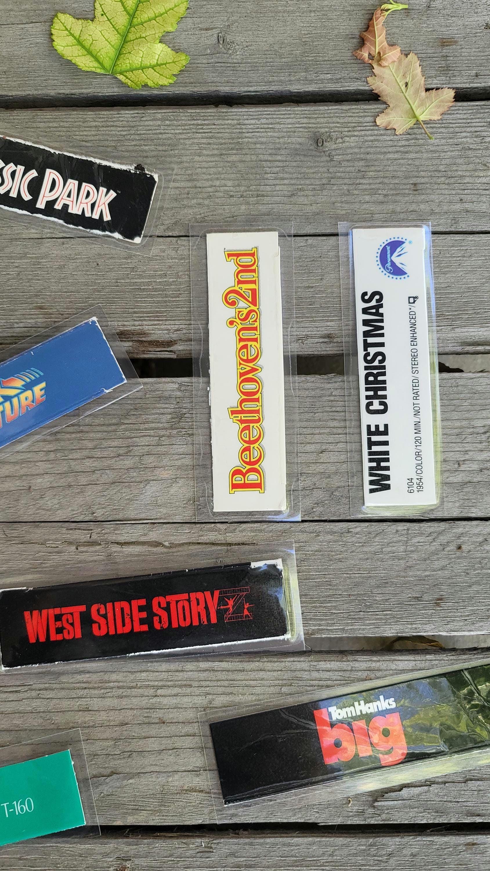 Mini Label Bookmark VHS Mini Bookmarks Part 2 - Etsy