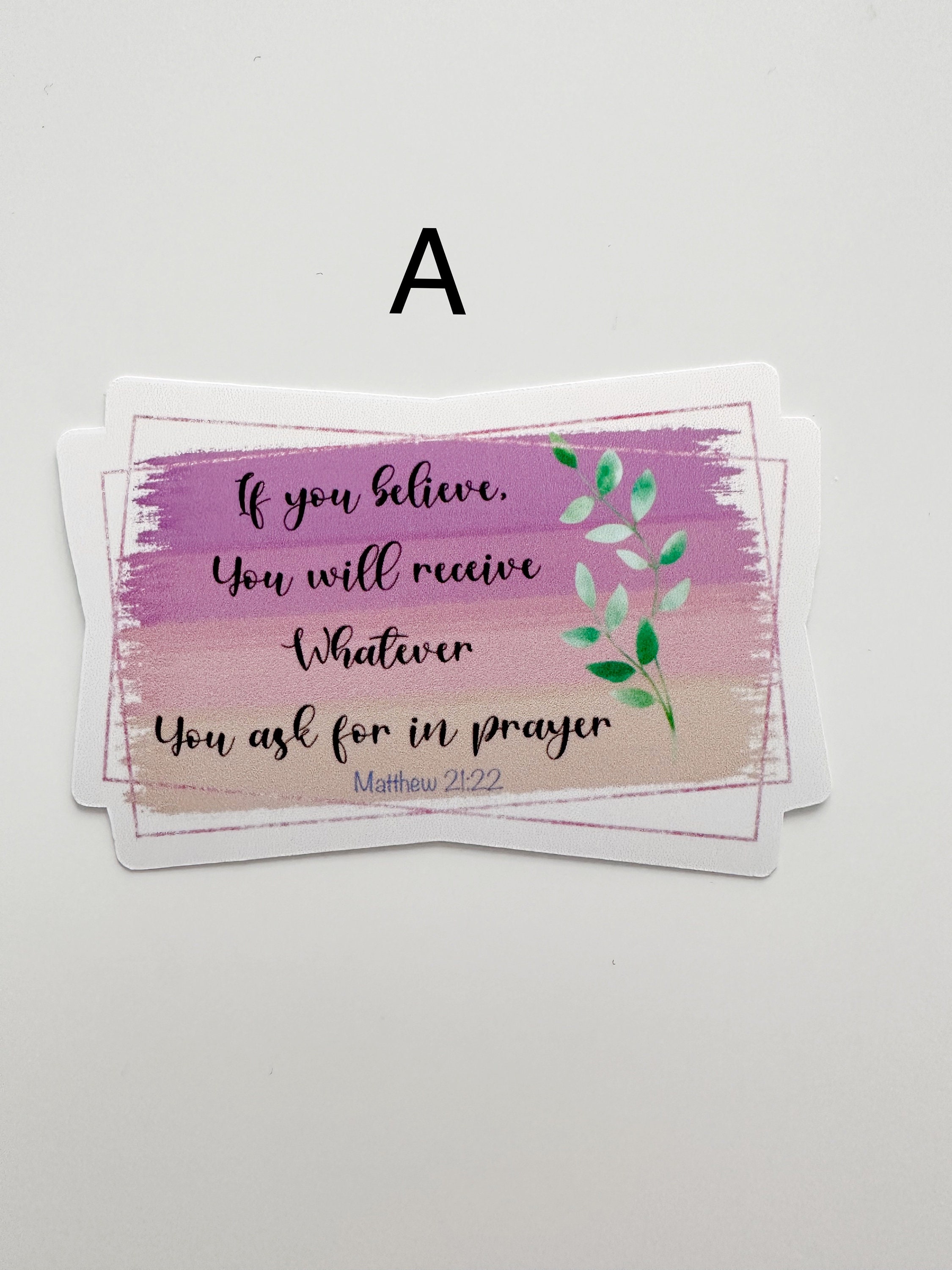 Pastel Bible Verse Stickers,Faith Inspired Watercolor Stickers,Christian  Stickers Perfect for Water Bottle Laptop Scrapbooking Bible Study Journal