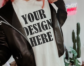 Comfort Colors C1717 ivory Modell Mockup - Oversized Comfort Farben Mockup - Lifestyle Oversized Shirt Mockup - Trendy y2k Aesthetic Mock