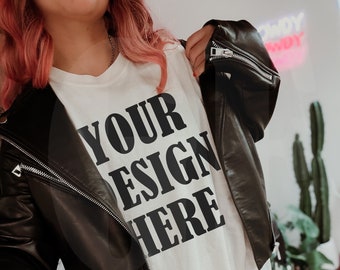 Comfort Colors C1717 ivory Modell Mockup - Oversized Comfort Farben Mockup - Lifestyle Oversized Shirt Mockup - Trendy y2k Aesthetic Mock