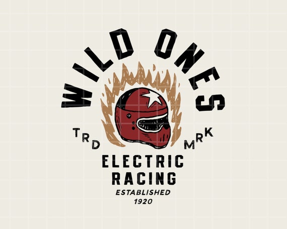 Wild Ones Racing PNG Grunge Edgy Design File, POD Sublimation Design, Trendy Aesthetic Power Design File