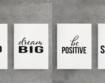 Motivational sayings for poster wall art in the office and living room decoration wall decoration A3