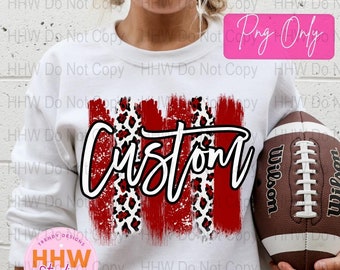 Custom School Mascot School Spirit Team Shirts Custom School Spirit For Shirts Highschool Football Preppy Mascot Custom Team Mascot PNG