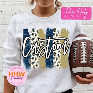Custom School Mascot School Spirit Team Shirts Custom School Spirit For Shirts Highschool Football Preppy Mascot Custom Team Mascot PNG