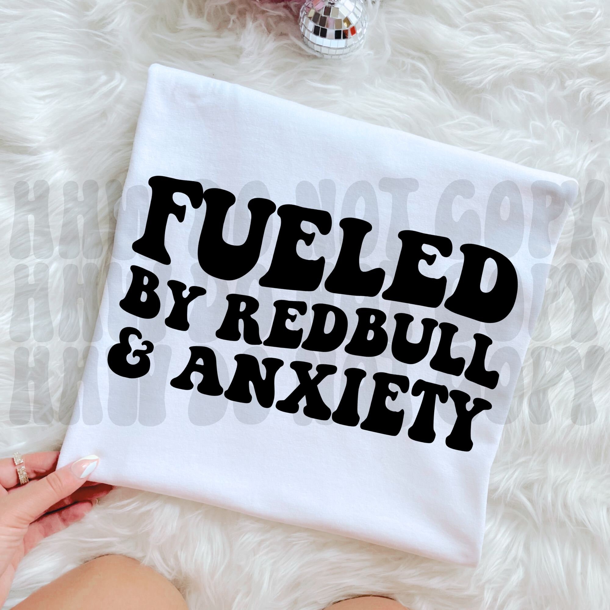 Fueled by Energy Drinks and Anxiety SVG, Energy Drinks Svg, Energy