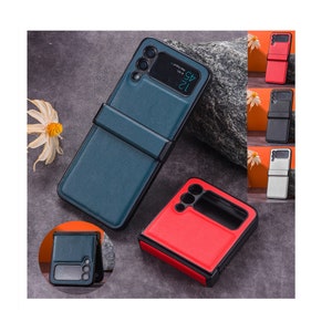 Slim PU Leather Cases For Samsung Galaxy Z Flip 5 4 3 5G Ultra Thin Phone  Case Cover For samsung Z Flip 1 2 Z Flip3 Coque Fundas