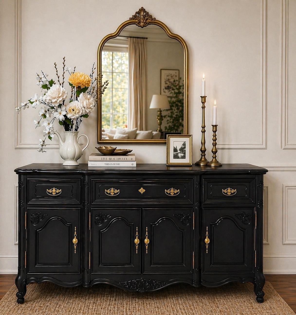 Gold French Dresser - Etsy