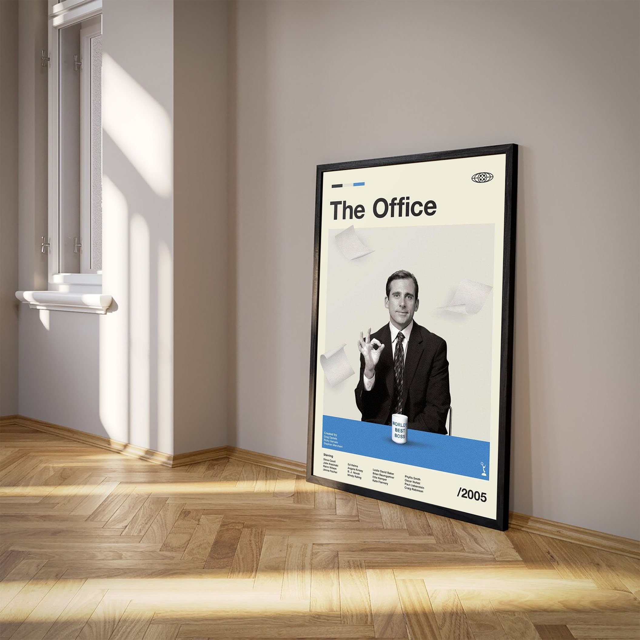 The Office Poster Mid Century Modern Movie Poster TV Series - Etsy