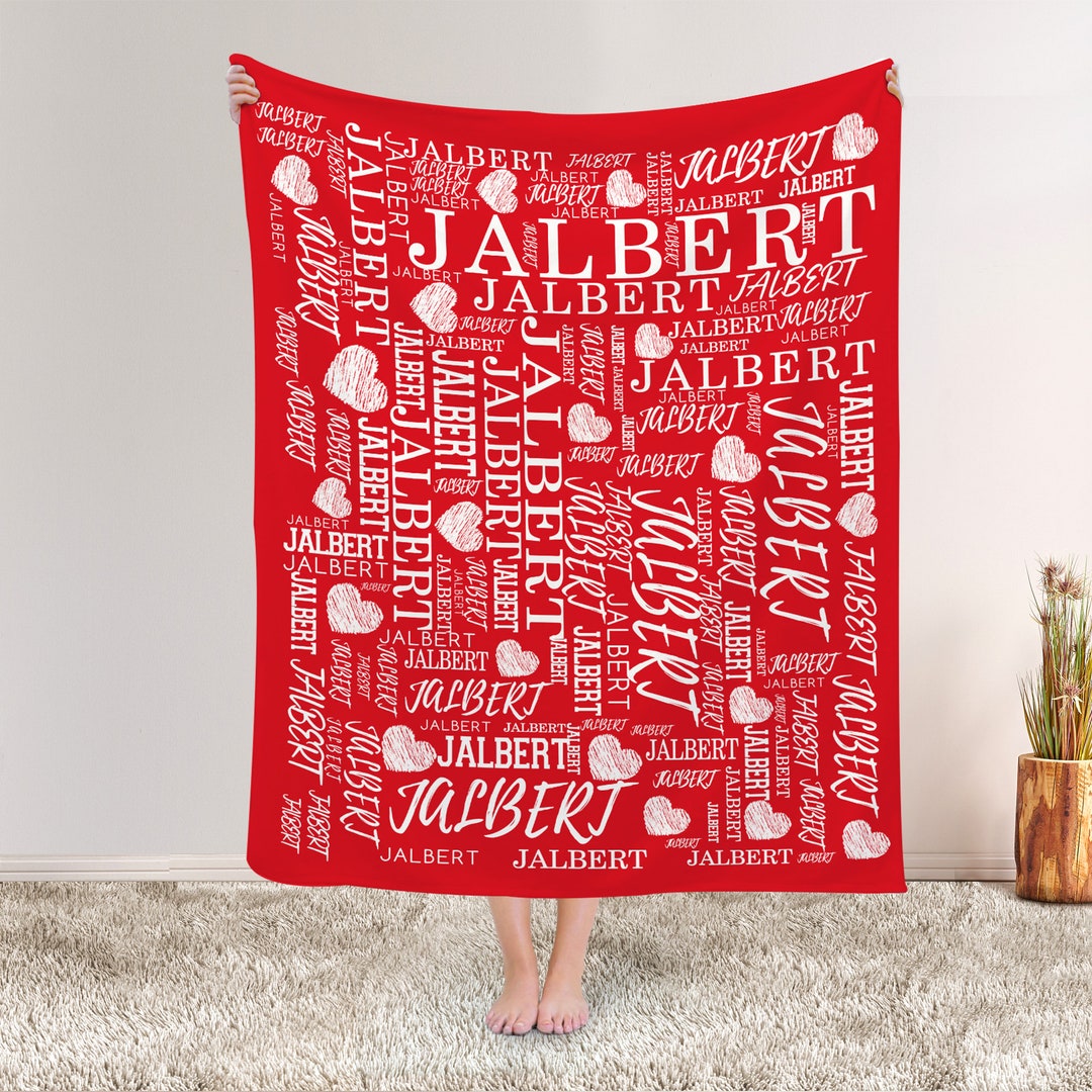 Personalized Name Blanket Custom Baby Blanket With Name Customized