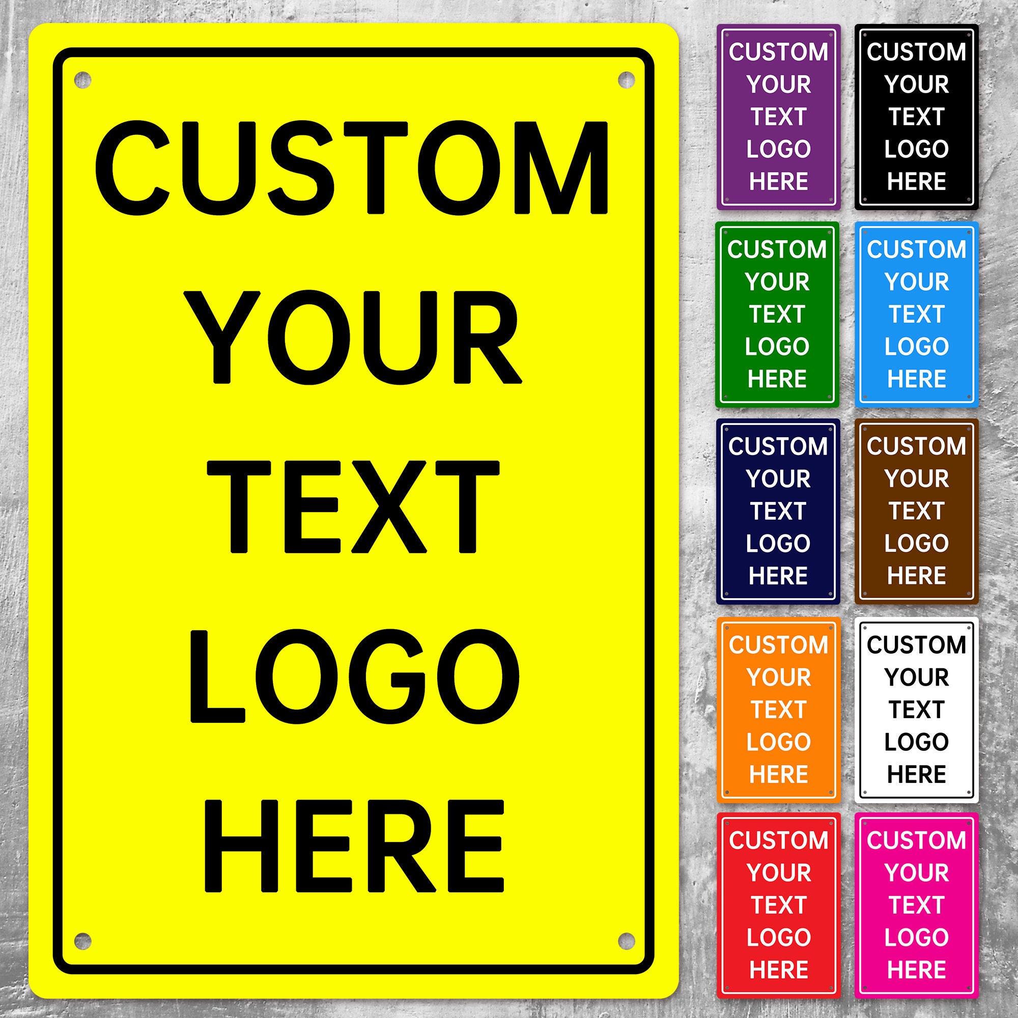 Custom Metal Sign Personalized Outdoor Sign Custom Sign With Etsy