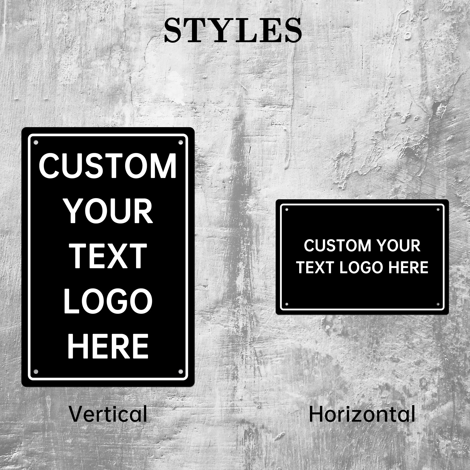 Custom Metal Sign Personalized Outdoor Sign Custom Sign With Etsy