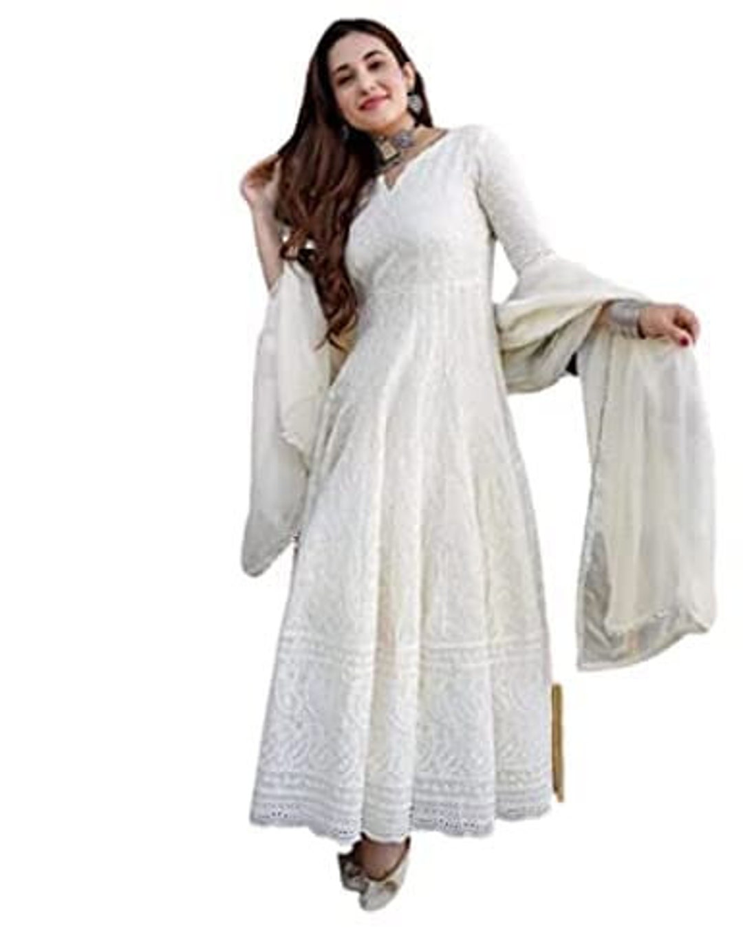 Beautiful Chikankari long gown