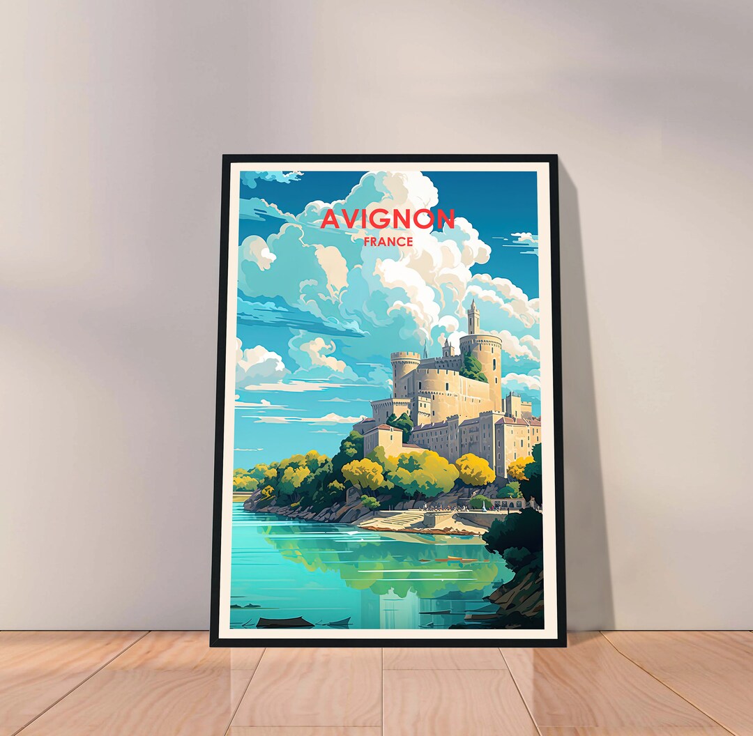 Avignon Poster France Poster Avignon Print Avignon - Etsy