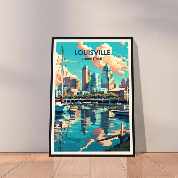 Louisville Poster Etsy