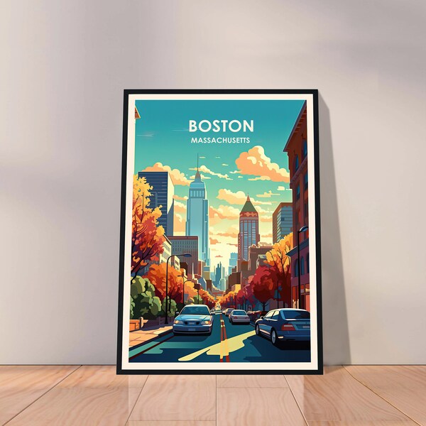 Boston Posters Etsy