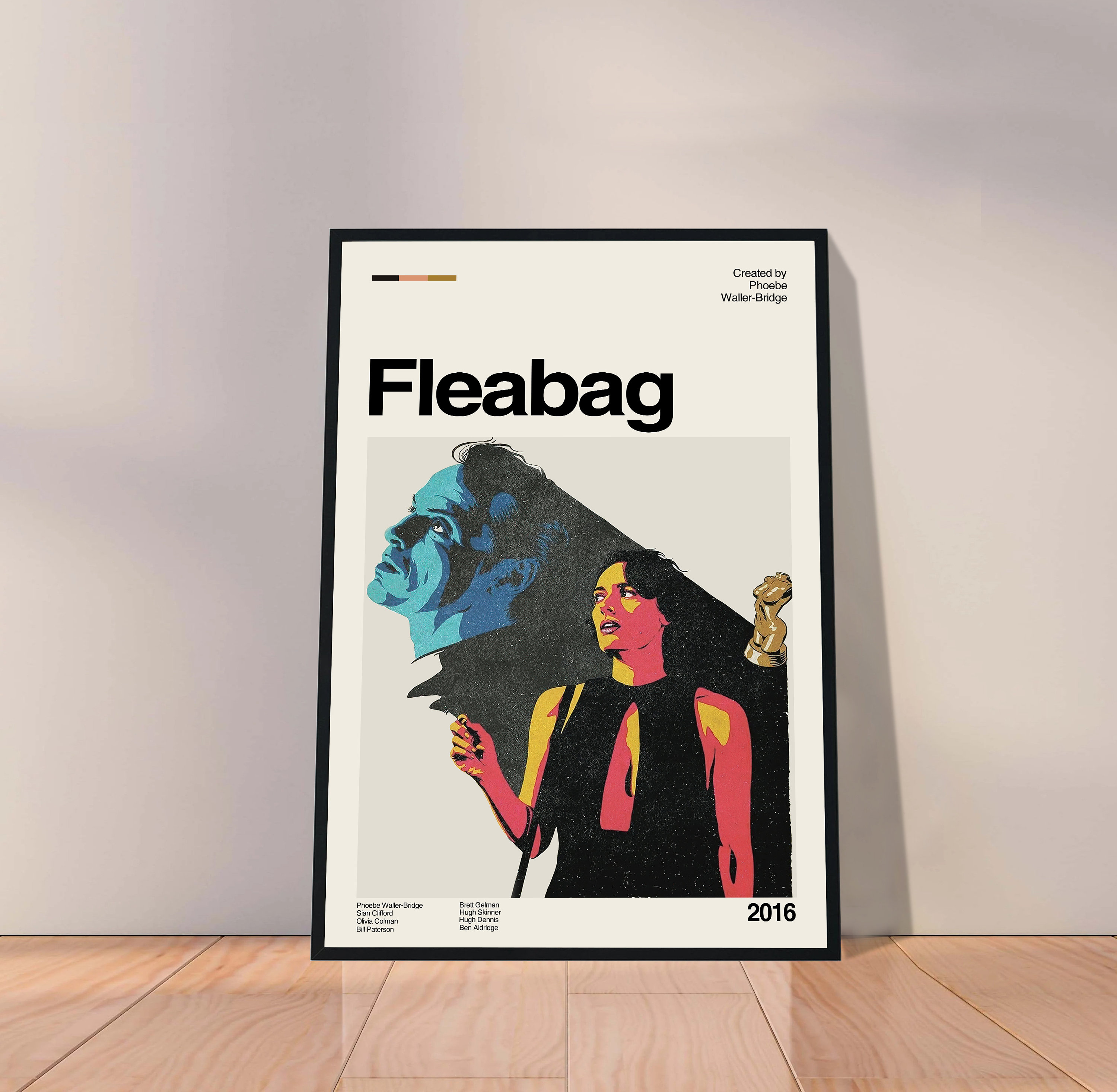 Fleabag Phoebe Waller Bridge Fleabag Poster Retro Modern - Etsy