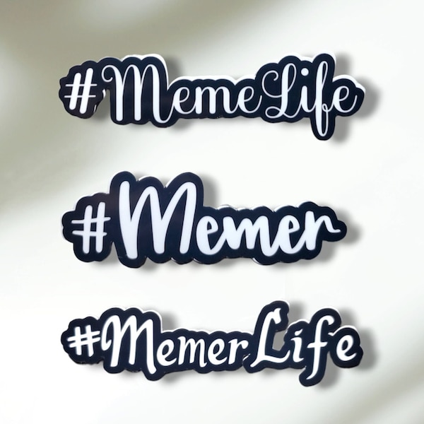 Hashtag Meme Life Sticker | Hashtag Memer Sticker | Hashtag Memer Life Sticker | Glossy Laminated Sticker