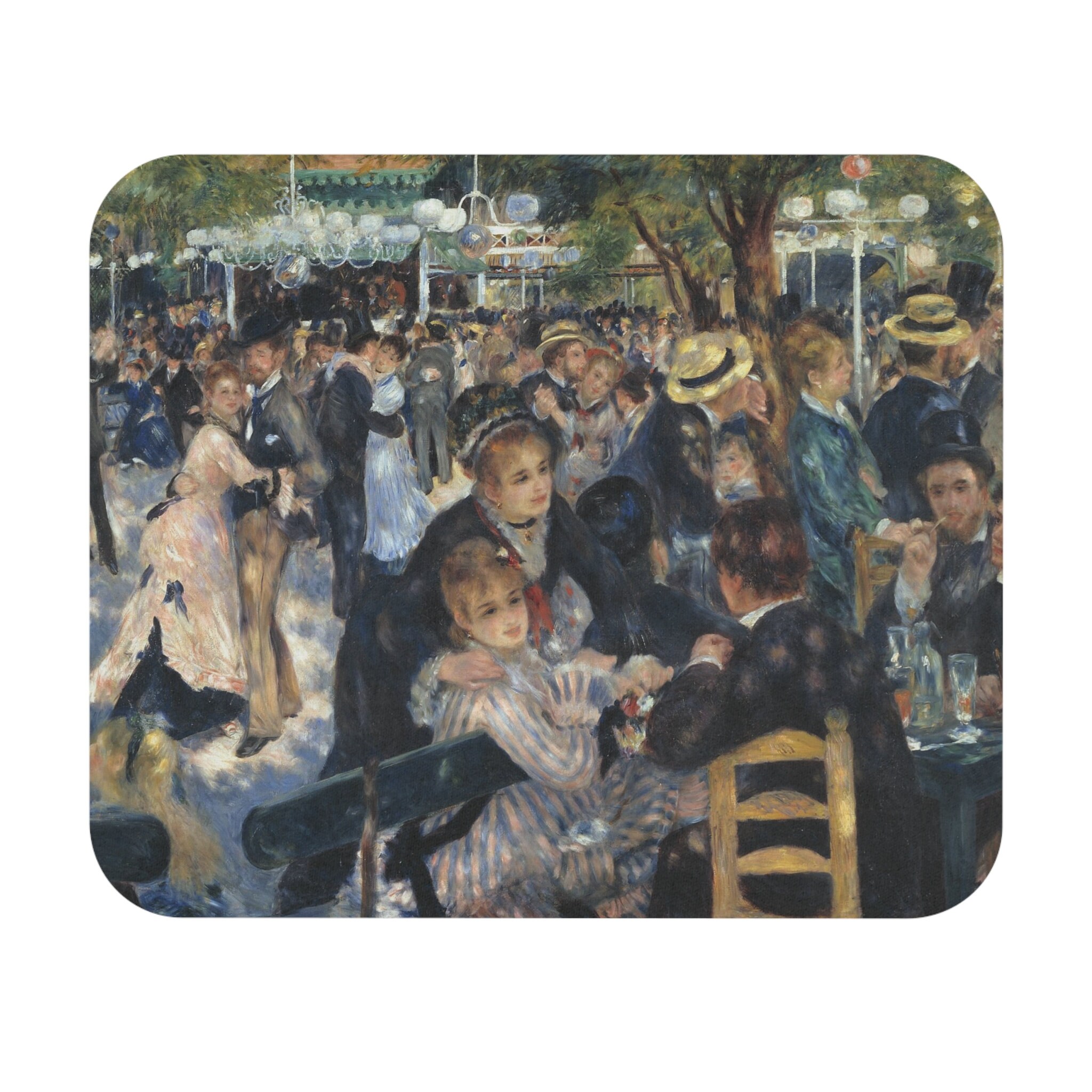 Renoir Mousepad. French Art Mouse Pad. Pierre-auguste Renoir, Le Moulin De La Galette. Art Mousepad. French Impression Mousepad - View #6