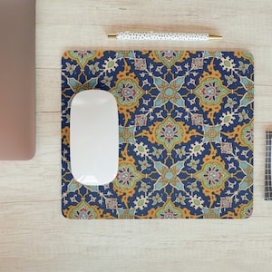 Arabic art pattern, Emile Prisses d Avennes, La Decoration Arabe. Vintage print. Mousepad
