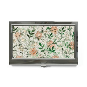 William Morris Jasmin Business card holder. Morris and Co floral business card holder. Professional card holder.