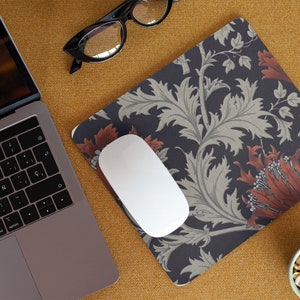 William Morris Mousepad. Morris and Co Mousepad Floral. Flowers. Art print Mouse pad.