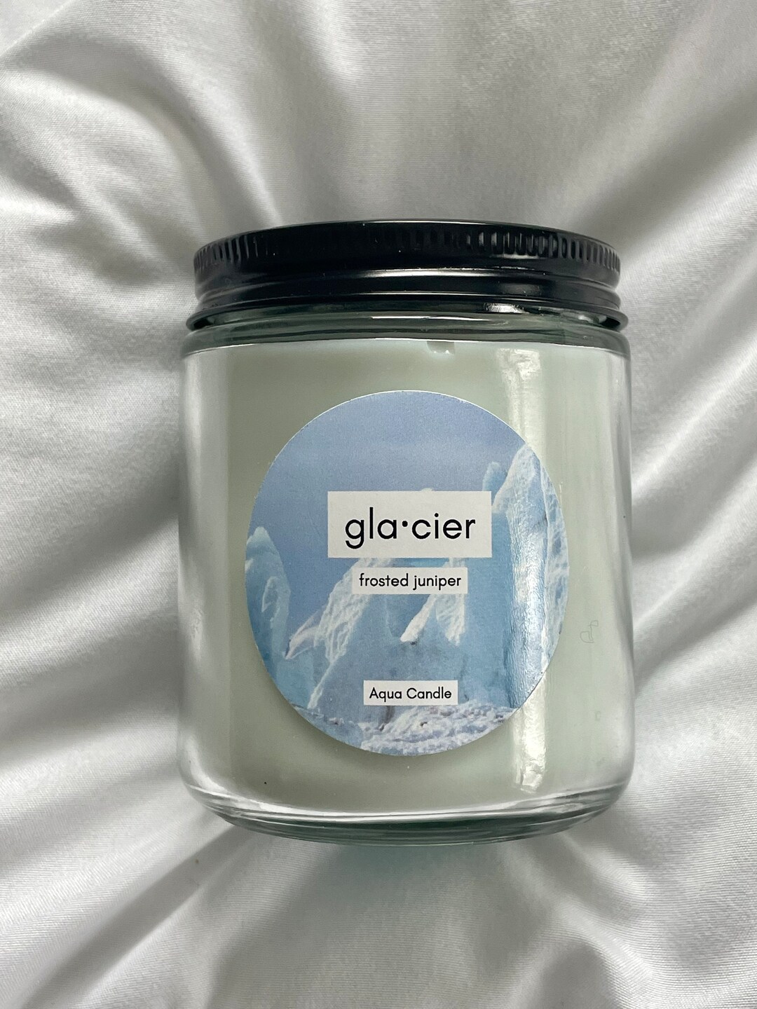 Glacier Candle Frosted Juniper Scented 100 Soy Wax Etsy