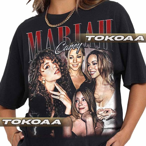 Camiseta unisex Camisa vintage limitada de Mariah Carey, regalo para mujer y hombre