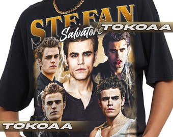 Limited Stefan Salvatore Vintage Shirt, Gift For Woman and Man Unisex T-Shirt