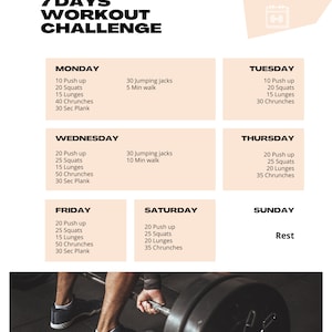 Exercise Tracker,Workout Tracker,75 Soft challenge,Fitness log,workbook log template,Fitness Tracker,Weight Loss Tracker,Workout Printable