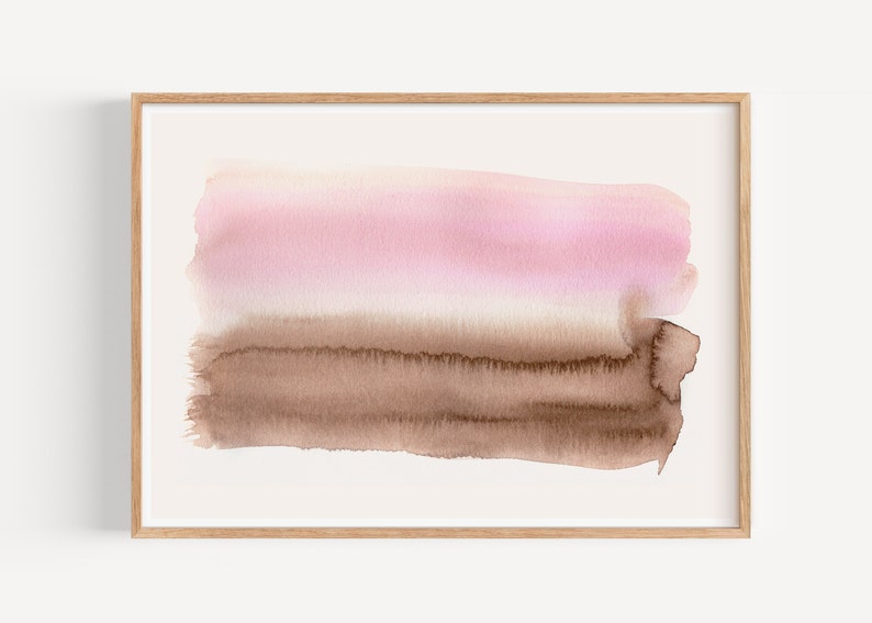 Watercolor Abstract Wall Art Handmade Printable Wall Art Etsy