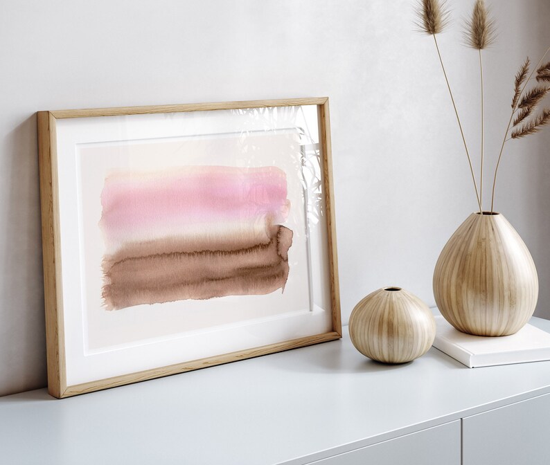 Watercolor Abstract Wall Art Handmade Printable Wall Art Etsy