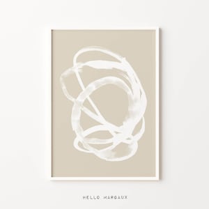 Minimal Neutral Abstract Wall Art | Printable Neutral Wall Art | Minimalism Art Print | Modern wall art | Abstract Poster Print