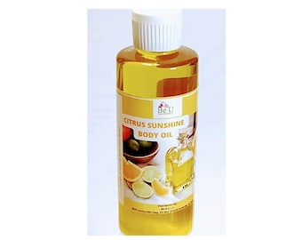 Citrus Sunshine Body Oil – Natural Essential Oil Infused, 4oz