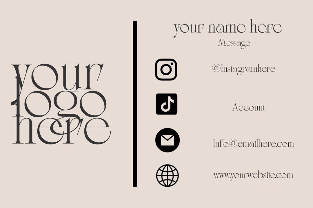 Business Cards Instant Download Template, Electronic Cards, Electronic