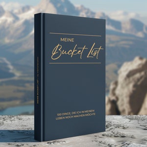 Meine Bucket List zum Ausfüllen - Erinnerungsbuch für die schönsten Momente in deinem Leben - Bucket List Buch mit Platz für 100 Buckets
