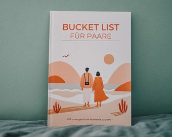 Bucket List for Couples - Couple Book with Date Ideas for Unforgettable Moments - Couple Gift, Wedding Gift, Gift for Boyfriend, Girlfriend