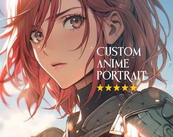 Anime Character Commission, Custom Portrait, Dungeons and Dragons Character Portraits, Custom Made! Ai Digital Character Commission