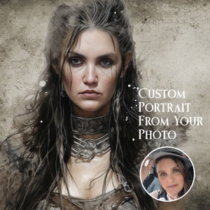 Portrait à partir d'une photo, portrait personnalisé, portrait IA personnalisé, portraits de personnages, commande numérique personnage, création sur mesure pour vous !